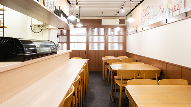 駅近で便利!
落ち着いた寛ぎの和空間